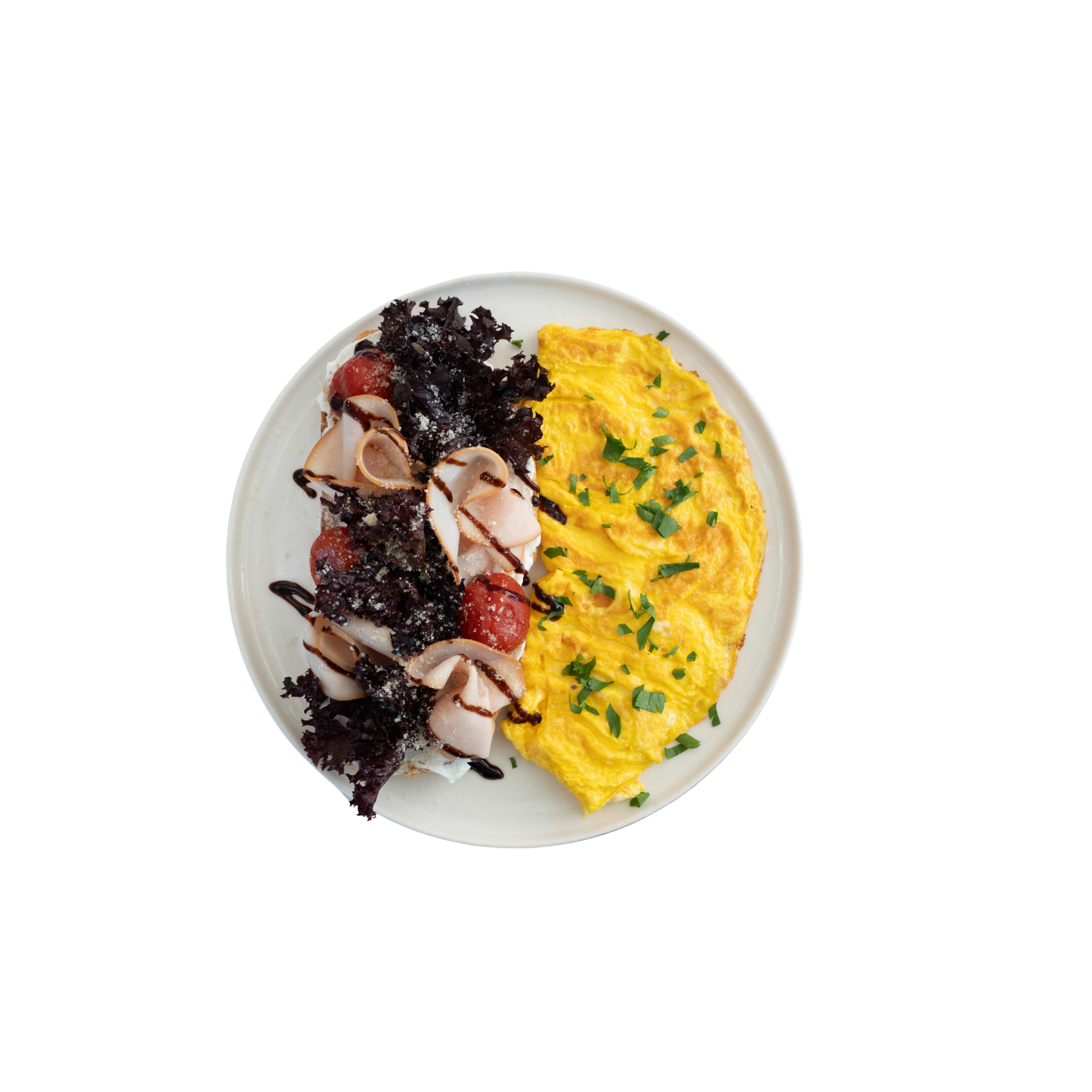 Omletli Hindi Fümeli Bruschetta