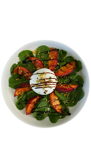 Izgara Şeftali Burrata Salata